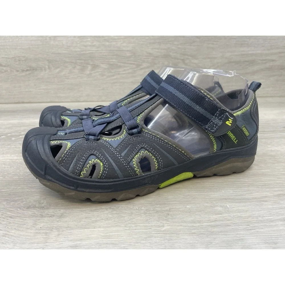 Merrell Boys Sandal Blue‎ 6 Outdoor Hiking Trail Adjustable Strap Waterproof